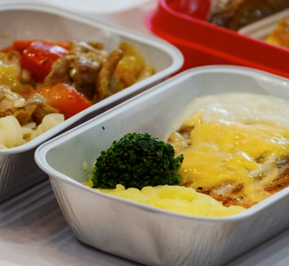 항공 알루미늄 호일 용기