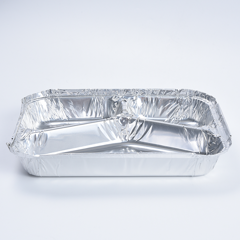 직사각형 3 개 구획 트레이 227-3