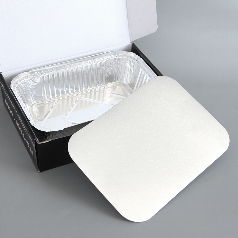 1900ml 직사각형 알루미늄 호일 용기 IK260